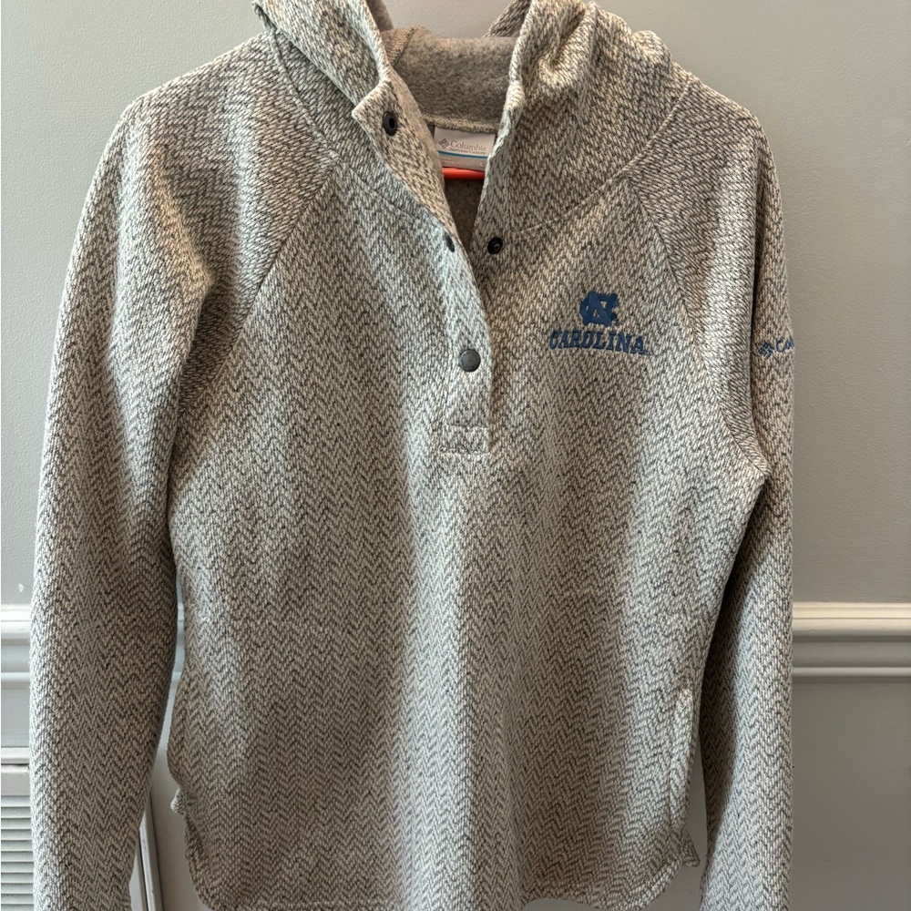 Columbia Gray Herringbone Hoodie